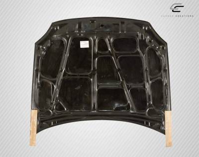 Carbon Creations - Honda Del Sol Carbon Creations OEM Hood - 1 Piece - 101222 - Image 8