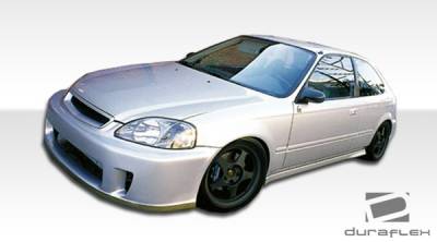 Duraflex - Honda Civic Duraflex Winner Front Bumper Cover - 1 Piece - 102109 - Image 3