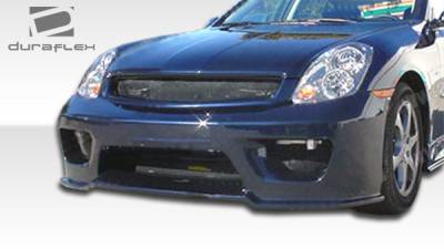 Duraflex - Infiniti G35 4DR Duraflex Sigma Front Bumper Cover - 1 Piece - 103292 - Image 2