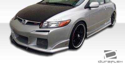 Duraflex - Honda Civic 2DR Duraflex Raven Side Skirts Rocker Panels - 2 Piece - 103334 - Image 4