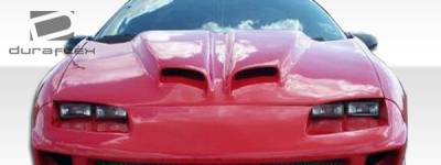 Duraflex - Chevrolet Camaro Duraflex WS-6 Hood - 1 Piece - 103787 - Image 3