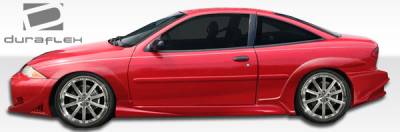 Duraflex - Chevrolet Cavalier 2DR Duraflex Millenium Wide Body Rear Fender Flares - 2 Piece - 105644 - Image 2