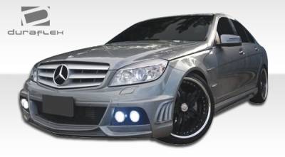 Duraflex - Mercedes-Benz C Class Duraflex W-1 Front Bumper Cover - 1 Piece - 106105 - Image 3