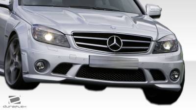 Duraflex - Mercedes-Benz C Class Duraflex C63 Look Front Bumper Cover - 1 Piece - 107191 - Image 4