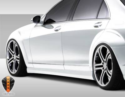 Duraflex - Mercedes S Class Eros Version 1 Duraflex Side Skirts Body Kit 107790 - Image 2