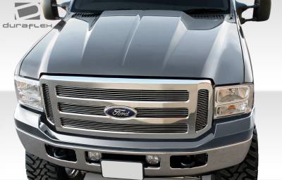 Duraflex - Ford F250 Superduty Duraflex Cowl Hood - 1 Piece - 107946 - Image 2