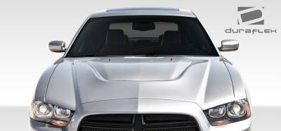 Duraflex - Dodge Charger Duraflex SRT Look Hood - 1 Piece - 108039 - Image 2