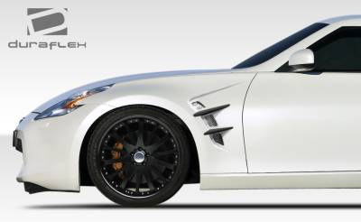 Duraflex - Nissan 370Z Duraflex W-1 Fenders -2 Piece - 108265 - Image 2