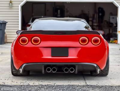 Carbon Creations - Chevrolet Corvette Carbon Creations GT500 Rear Diffuser - 1 Piece - 108411 - Image 2