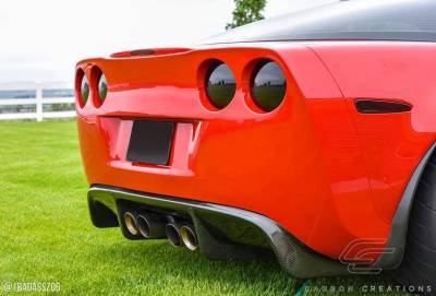 Carbon Creations - Chevrolet Corvette Carbon Creations GT500 Rear Diffuser - 1 Piece - 108411 - Image 3