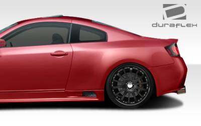 Duraflex - Infiniti G35 2DR Duraflex GT500 Wide Body Rear Fenders - 2 Piece - 108503 - Image 2