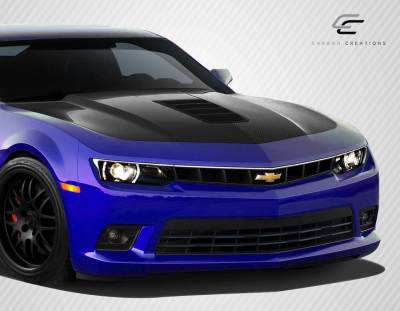 Carbon Creations - Chevrolet Camaro Carbon Creations Z28 Look Hood - 1 Piece - 109491 - Image 2