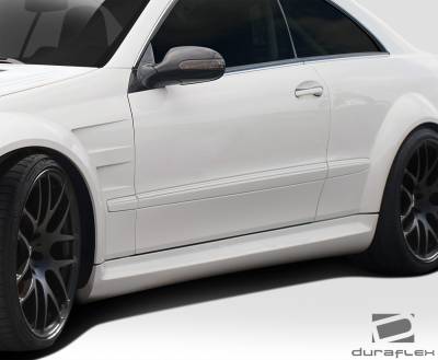 Duraflex - Mercedes-Benz CLK Duraflex Duraflex Black Series Look Wide Body Side Skirt Rocker Panels - 2 Piece - 109666 - Image 2