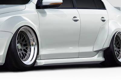 Duraflex - Volkswagen Jetta KTV Duraflex Side Skirts Body Kit 117448 - Image 2