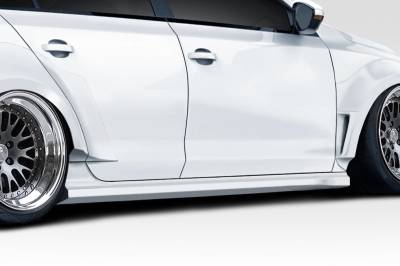 Duraflex - Volkswagen Jetta KTV Duraflex Side Skirts Body Kit 117448 - Image 3