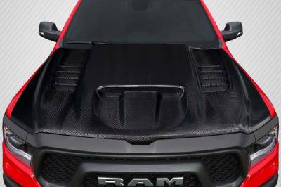 Carbon Creations - Dodge Ram TRX Look Carbon Fiber Creations Body Kit- Hood 117577 - Image 1