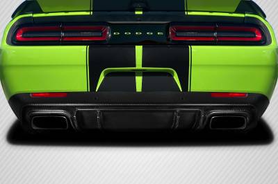 Dodge Challenger Turn Auto Carbon Fiber Rear Diffuser Body Kit 118041