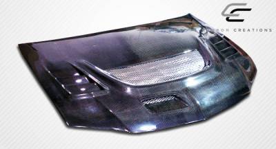 Carbon Creations - Mitsubishi Lancer Carbon Creations C-1 Hood - 1 Piece - 103203 - Image 7