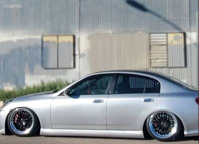 Duraflex - Infiniti G35 4DR Duraflex GT Competition Side Skirts Rocker Panels - 2 Piece - 100472 - Image 3