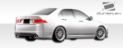 Duraflex - Acura TSX Duraflex K-1 Rear Lip Under Spoiler Air Dam - 1 Piece - 100542 - Image 2