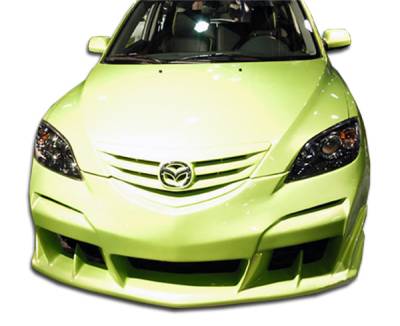 Duraflex - Mazda 3 4DR HB Duraflex Raven Front Bumper Cover - 1 Piece - 100566 - Image 1