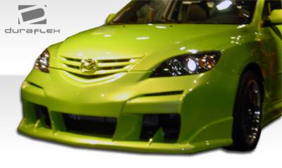 Duraflex - Mazda 3 4DR HB Duraflex Raven Front Bumper Cover - 1 Piece - 100566 - Image 2