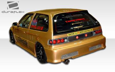 Duraflex - Honda Civic HB Duraflex Type M Side Skirts Rocker Panels - 2 Piece - 100784 - Image 2