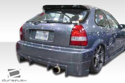 Duraflex - Honda Civic 2DR & 4DR Duraflex Buddy Rear Bumper Cover - 1 Piece - 101737 - Image 3