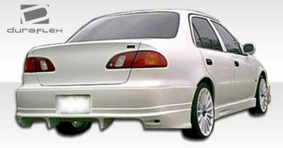 Duraflex - Toyota Corolla Duraflex Bomber Rear Bumper Cover - 1 Piece - 102032 - Image 2