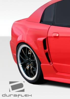 Duraflex - Ford Mustang Duraflex CBR500 Wide Body Rear Fender Flares - 2 Piece - 107584 - Image 3