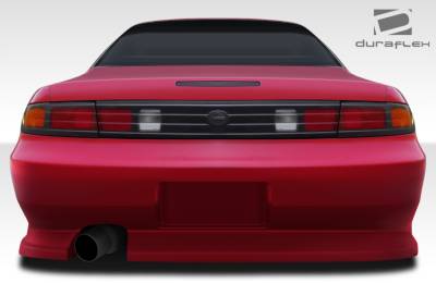 Duraflex - Nissan 240SX Duraflex WX-9 Rear Bumper Cover - 1 Piece - 107825 - Image 2