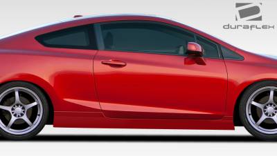 Duraflex - Honda Civic 2DR Duraflex Bisimoto Edition Side Skirts Rocker Panels - 2 Piece - 108097 - Image 2