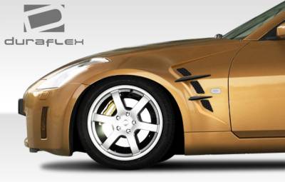 Duraflex - Nissan 350Z Duraflex W-1 Fenders - 2 Piece - 108264 - Image 2