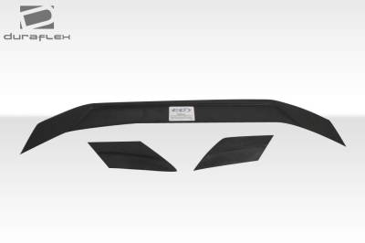 Duraflex - Subaru BRZ Duraflex GT Concept Rear Wing Trunk Lid Spoiler - 3 Piece - 108361 - Image 3