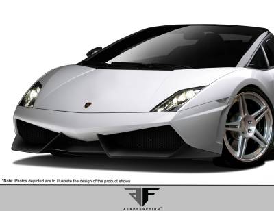 Aero Function - Lamborghini Gallardo AF-2 Aero Function (GFK) Front Body Kit Bumper 109683 - Image 3