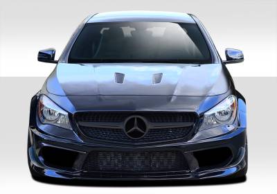 Mercedes-Benz CLA Duraflex Black Series Look Wide Body Front Bumper Cover - 7 Piece - 112011