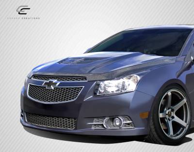 Carbon Creations - Chevrolet Cruze Carbon Creations Stingray Z Hood- 1 Piece - 112408 - Image 2