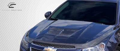 Carbon Creations - Chevrolet Cruze Carbon Creations Stingray Z Hood- 1 Piece - 112408 - Image 3