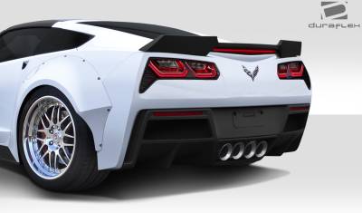 Duraflex - Chevrolet Corvette Duraflex Gran Veloce Rear Diffuser- 1 Piece - 112426 - Image 3