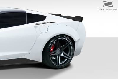 Duraflex - Chevrolet Corvette Duraflex Gran Veloce Wide Body Rear Fender Flares- 2 Piece - 112432 - Image 3