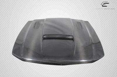 Carbon Creations - Ford Mustang Carbon Creations CV-X Version 3 Hood - 1 Piece - 112477 - Image 4