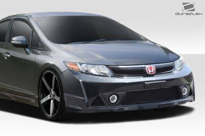 Duraflex - Honda Civic 4DR MR Duraflex Front Body Kit Bumper 112741 - Image 2