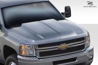 Duraflex - Chevrolet Silverado Cowl Duraflex Body Kit- Hood 112750 - Image 2