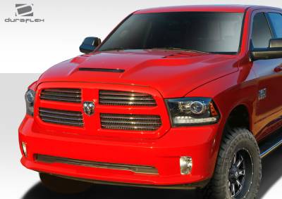 Duraflex - Dodge Ram TZ Duraflex Body Kit- Hood 112798 - Image 2