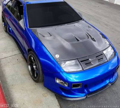 Carbon Creations - Nissan 300ZX Type B DriTech Carbon Fiber Body Kit- Hood 112960 - Image 3