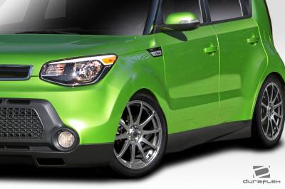 Duraflex - Kia Soul Racer Duraflex Side Skirts Body Kit 113432 - Image 2