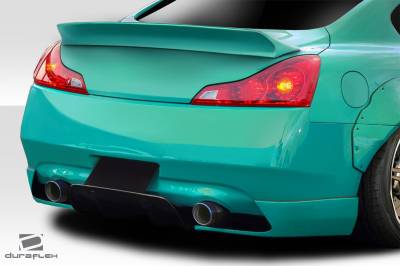 Duraflex - Fits Infiniti G Coupe LBW Duraflex Rear Bumper Diffuser Body Kit 113532 - Image 2