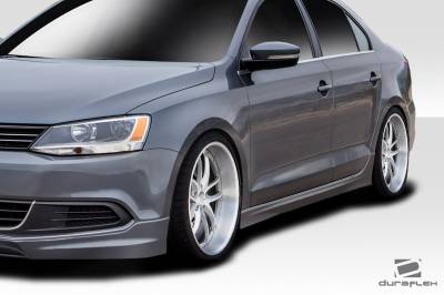 Duraflex - Volkswagen Jetta Vortex Look Duraflex Side Skirts Body Kit!!! 113724 - Image 2