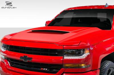 Duraflex - Chevrolet Silverado GMX Duraflex Body Kit- Hood 114232 - Image 2