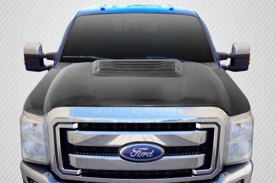 Ford Super Duty Raptor Look Carbon Fiber Creations Body Kit- Hood 114263